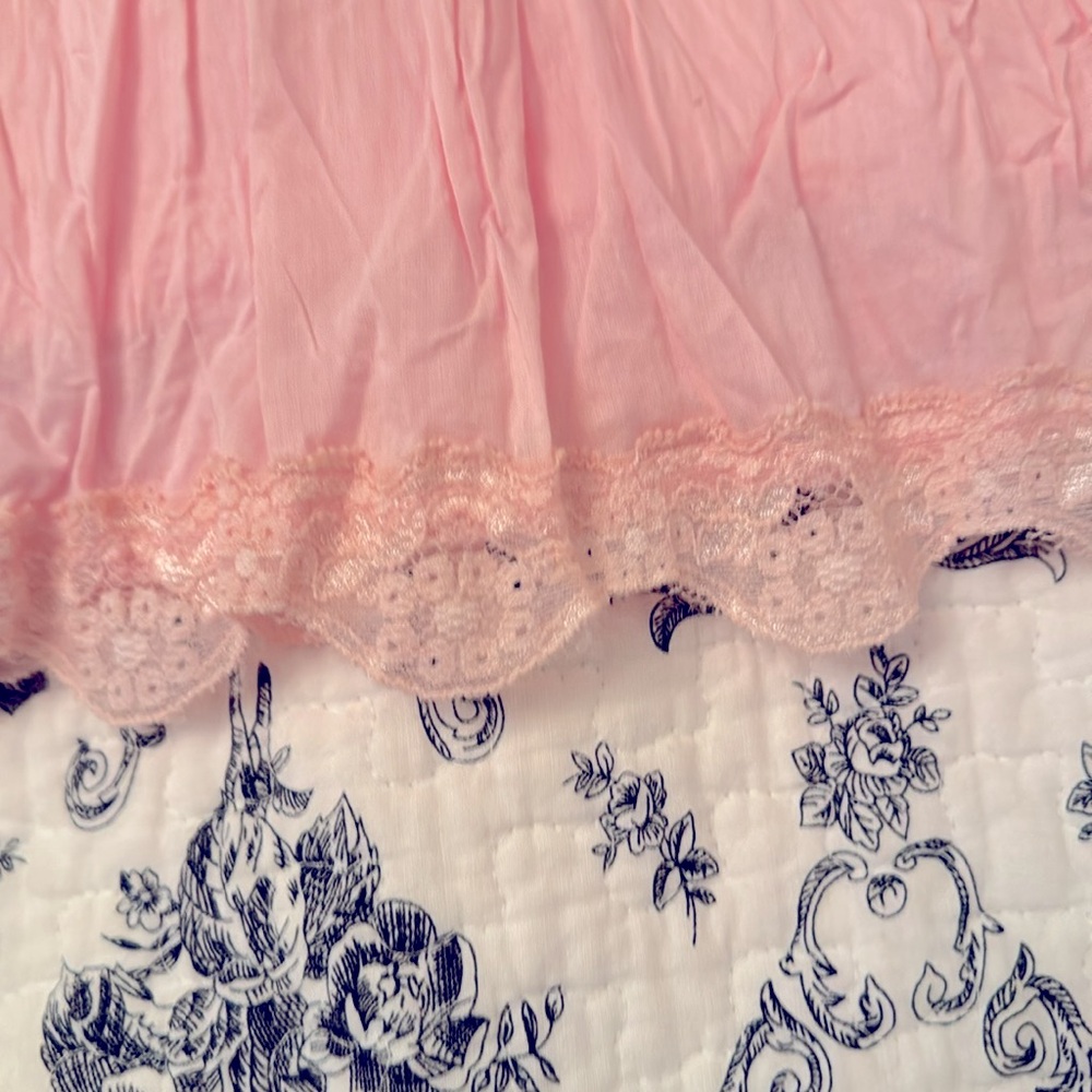 Girls Pink Tiered Skirt - Picture 3 of 3